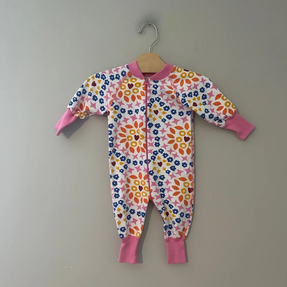 $17 ADD ON Hanna Andersson pajama onesie 3-6M Jamie Kay Little Sleepies Noralee